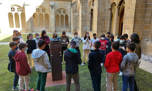 Los alumnos de tercer ciclo de primaria en el Museo de San Telmo